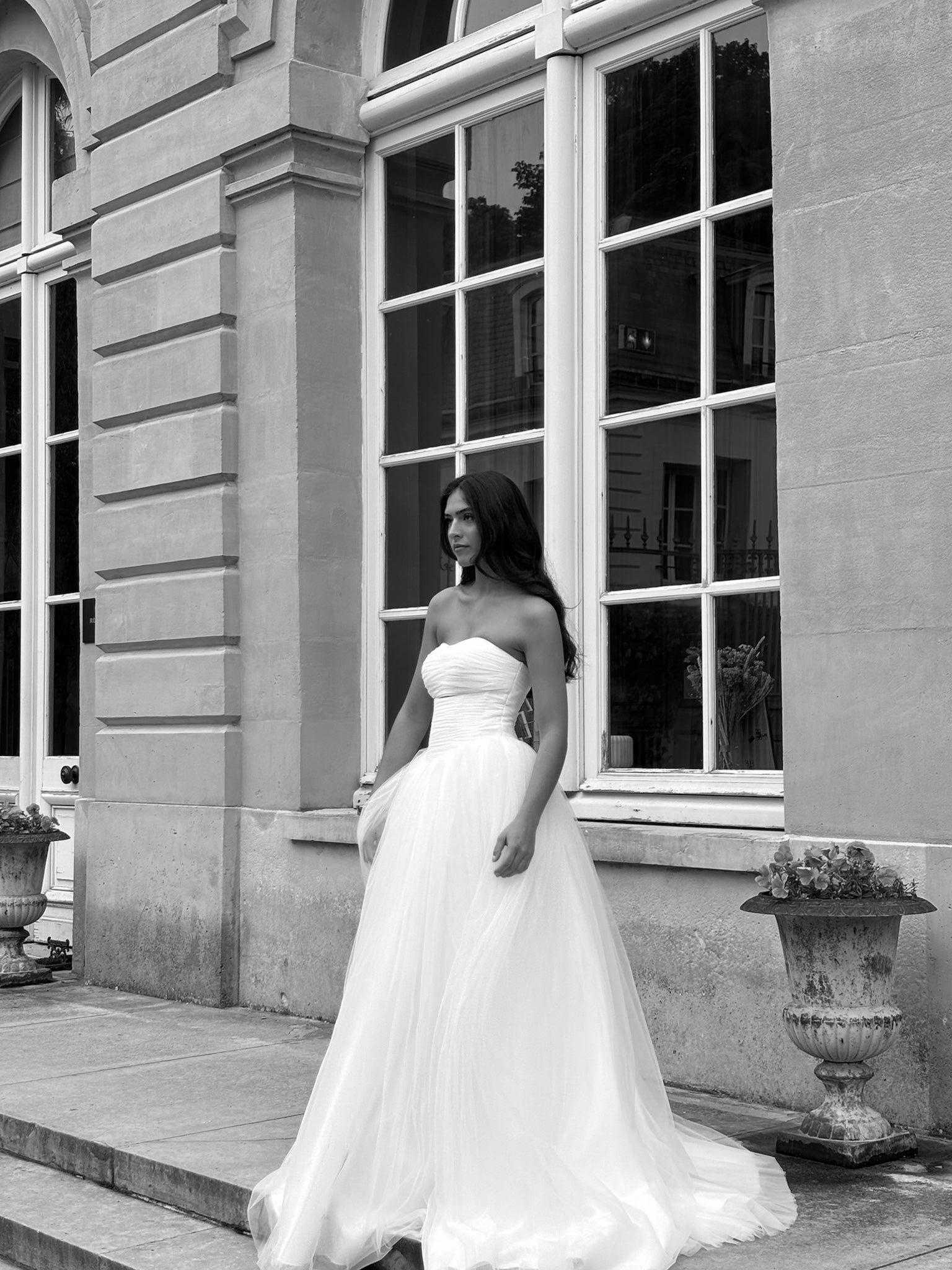 Robe Bustier Princesse En Tulle Royal