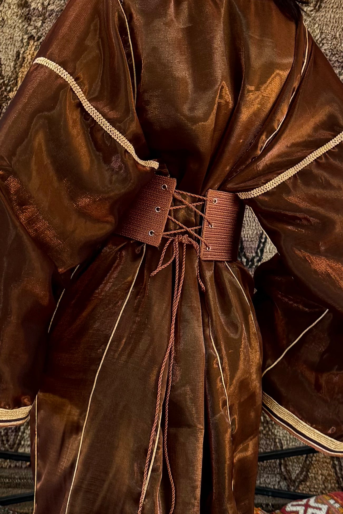Wide Trimmings Belt – Lacing